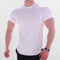 White Men's Quick-Dry Summer Gym T-Shirt with moisture-wicking technology for all-day comfort.