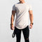 Men's Premium Summer Gym T-Shirt in White, featuring a sleek, breathable design perfect for fitness and everyday outfits.