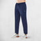 Front side pose of Model Wearing Navy GPW Men’s Lightweight Athletic Joggers with Zipper Pockets for Gym & Running