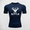 Navy Moisture-wicking microfiber t-shirt designed for active men