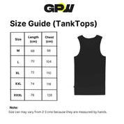 Size Guide for Men’s Sleeveless Breathable & Slim Fit Cotton Tank Top – Gym, Fitness, Casual Wear & Sports Undershirt