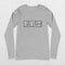 Versatile Athletic Heather men’s long sleeve tee made from premium cotton fabric.
