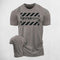 Warm Grey Men’s 3D print gym t-shirt – breathable workout tee