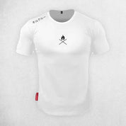 White Breathable Cotton Workout Shirt – Perfect for All Seasons