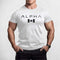 Front Pose of Model wearing White Men’s Oversized Maple Leaf Gym T-Shirt – Quick-Drying Athletic Streetwear Tee