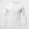 White Slim fit men’s long sleeve cotton hoodie with versatile styling for all occasions.