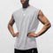 Front view of the GPW Summer Fitness Sports Tank Top in white, showcasing its breathable mesh and athletic fit.